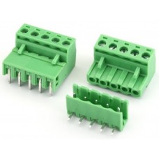 XINYA 5 Pin PCB Mounting Connector Male + Female