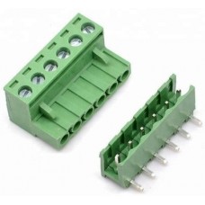 XINYA 6 Pin PCB Mounting Connector Male + Female