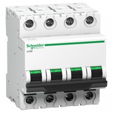 Schneider 4 Pole ACTI9 xC60 25A MCB